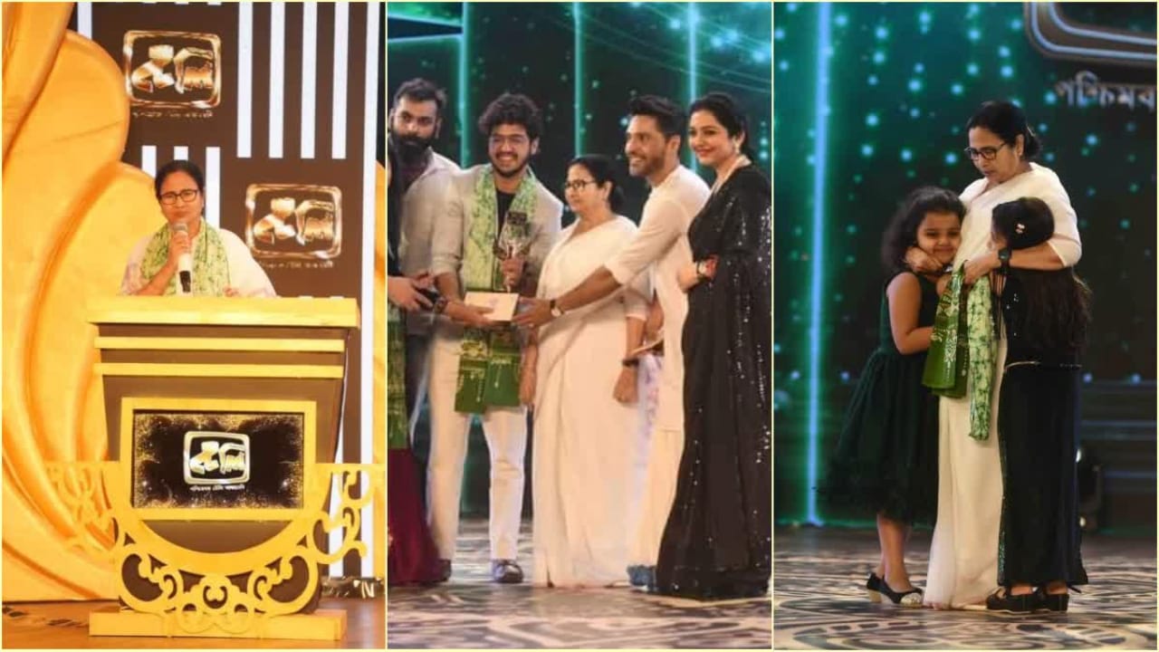 Tele Academy Award,Winner,Dibyojyoti Dutta,Ankita Mallick,Jagaddhatri,Rahul Majumder,Gourab Chatterjee,Anurager Chhowa,Swastika Ghosh.