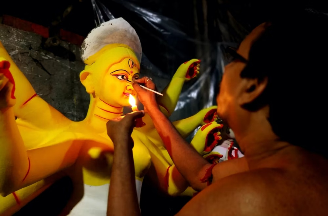 Durga Puja,Bengali Rituals,Hindu,Hinduism,Maa Durga,Durga Idol,Spiritual