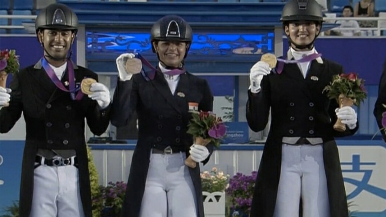 Asian Games,India,Gold,Equestrian