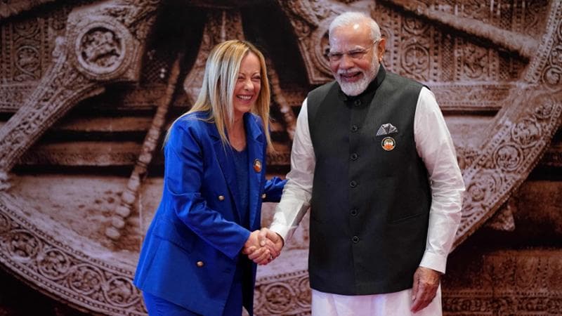 G20,Outfit,Seikh Hasina,Giorgia Meloni