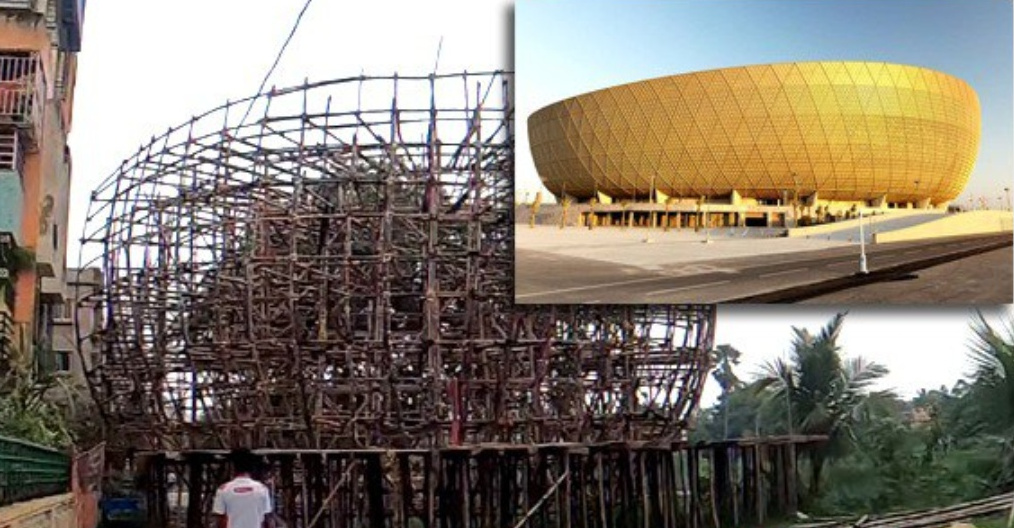 Durga Puja,Puja 2023,Pandle theme,Qatar world Cup 2022,Lusail stadium,Narendrapur