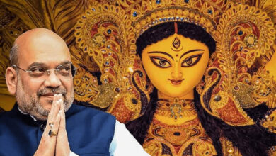 TMC,BJP,Amit Shah,Durga Puja