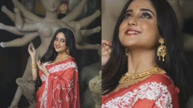 Actress Soumitrisha Kundu visit kumortuli before Durga Puja for photoshoot